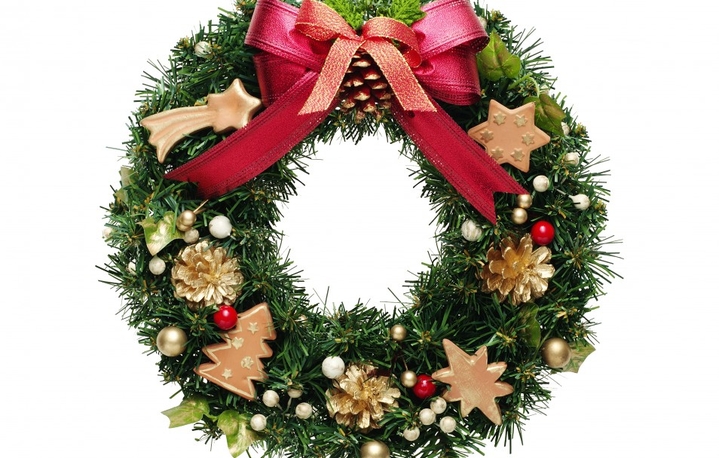 Акварельная зима. Рождественский венок - Калачева _0.jpg